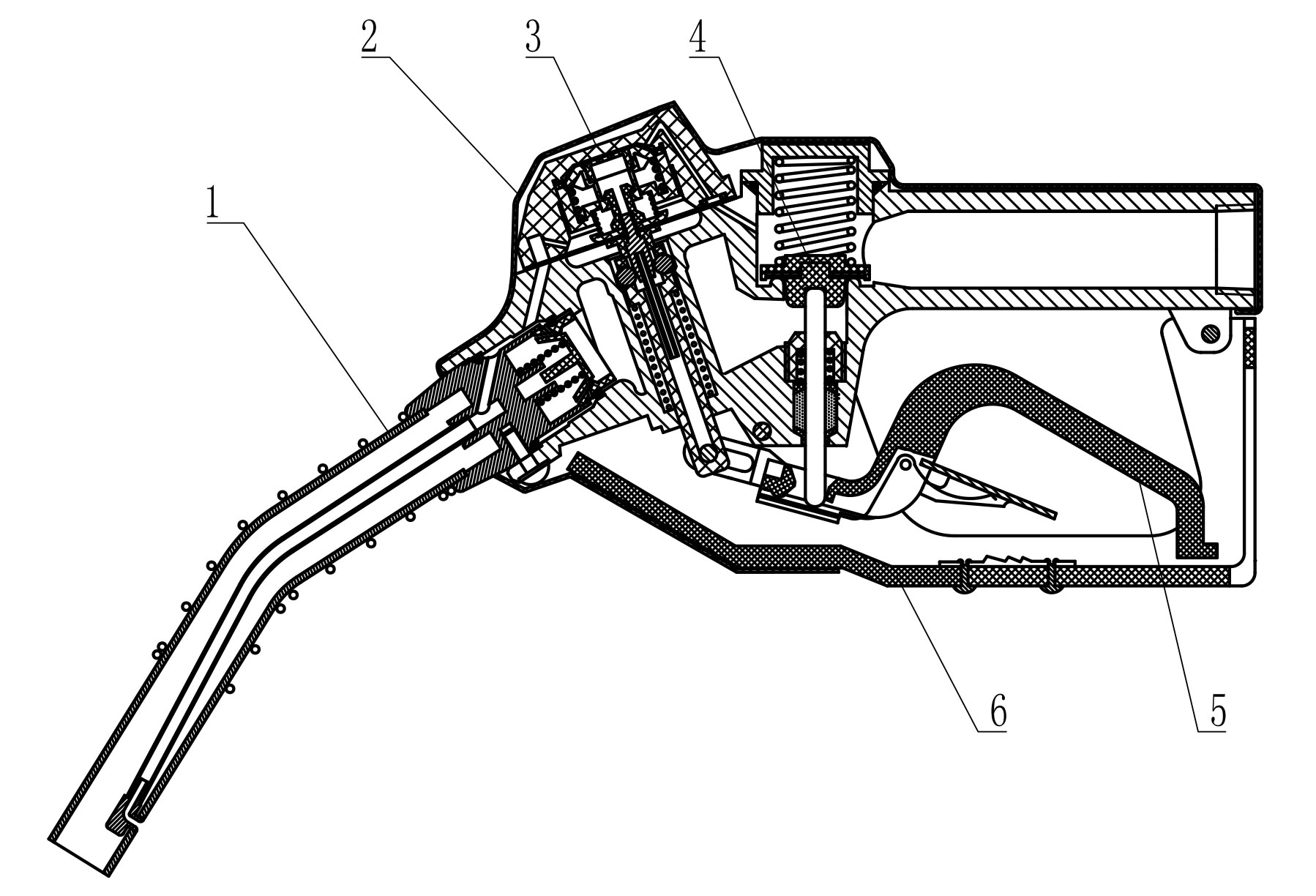 11A fuel dispenser nozzle for gasoline diesel